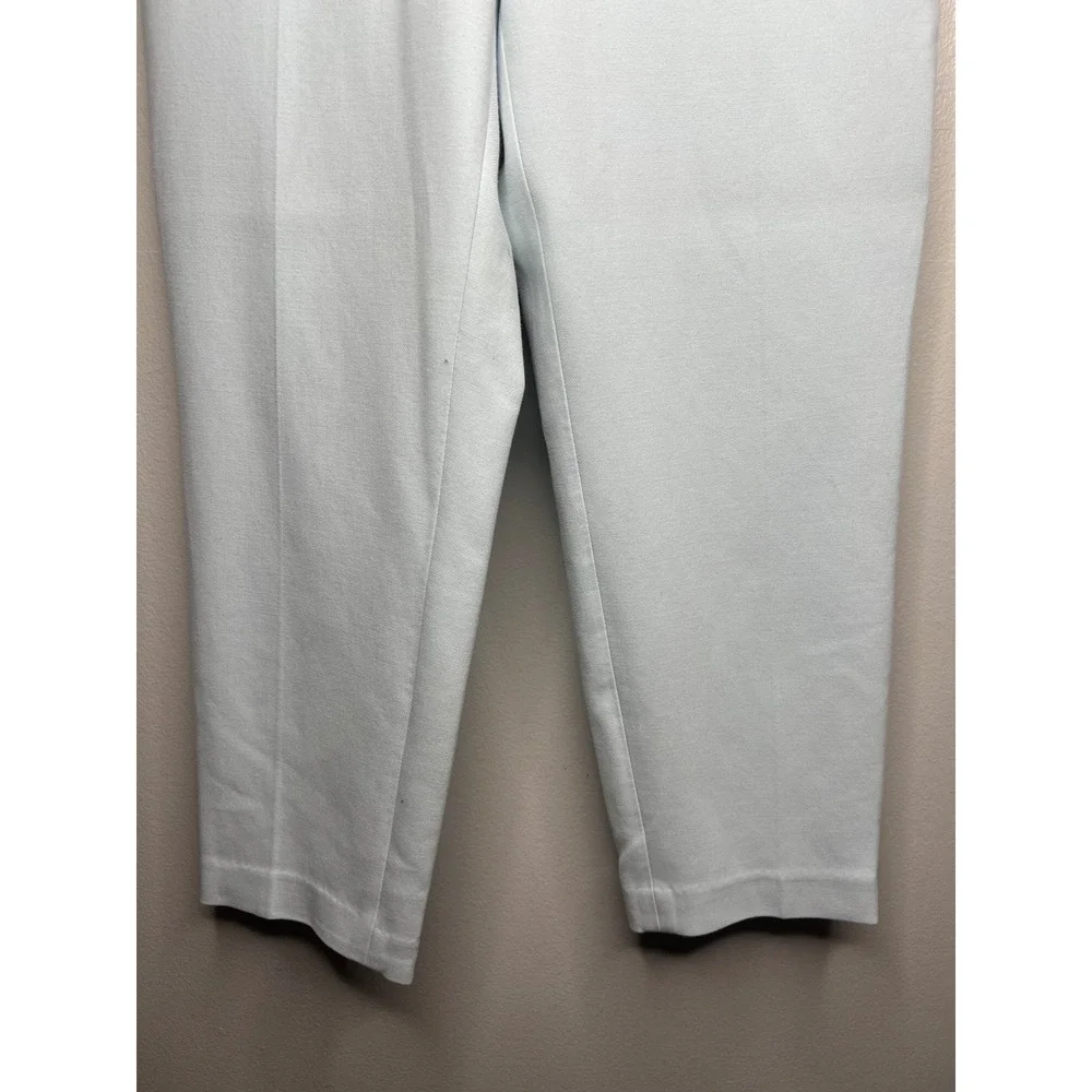 Aritzia Babaton Conan Cropped Pull-On Pants Light Blue Trousers 8 Career Office